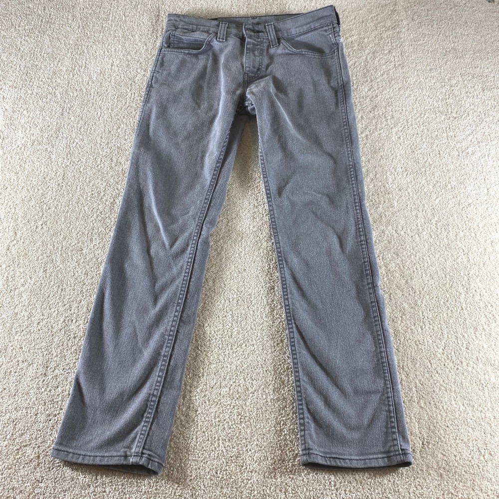 Levi's 511 Slim Fit Jeans Mens 30x30 Gray Stretch Denim Pants Athletic Taper